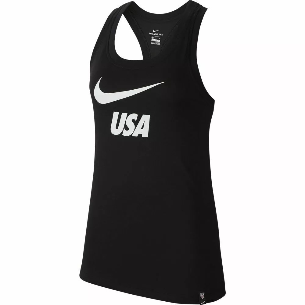 Nike Sportswear Womens Dry Tank Top Football Soccer Black CJ8751-010 Size S